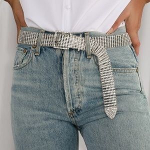 Urban Outfitters Rhinestone Belt
